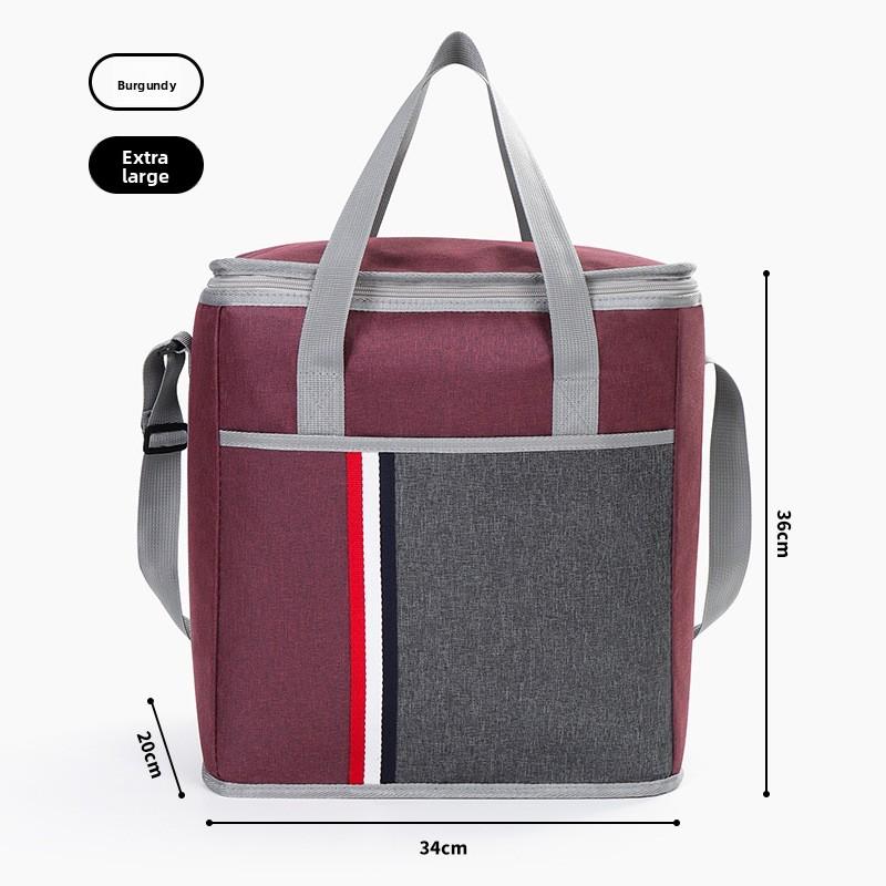 Modern Minimalist Reusable Insulated Food Carrier With Storage For Family And Outdoor Activities