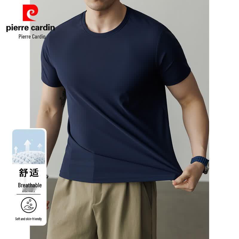 

Pierre Cardin Men s Anti-Wrinkle Cool-Touch Short Sleeve T-Shirt 2XL