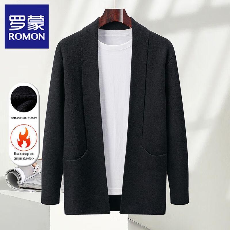 Luomeng Men s Thick Knit Cardigan Jacket 3XL