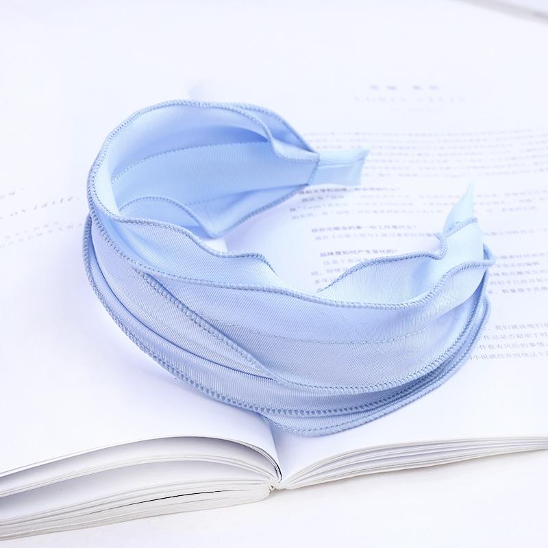 Modă Nouă Moale Femei Vară Păr Păr Cerc Păr Benzi Pentru Fete Culoare Solidă Bentițe Designer Bandă de Păr Accesorii de Păr