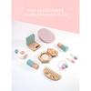 Simulation Wooden Educational Kids Children Cleaning Games Makeup Set Pretend Play Hairdressing Tools Toys for Children Girls