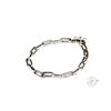 Bebello [Bs-347] 925 Silver Square Chain Bracelet