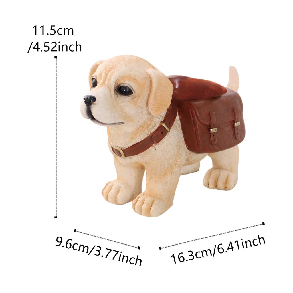 1 Labrador Retriever shaped flowerpot, a fully loaded pet dog, creative windowsill flowerpot