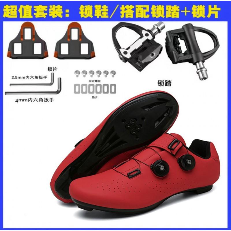 Road Cycling Shoes Mountain Bike Clipless Men Women Lightweight Breathable Stiff Sole Pedal Compatible