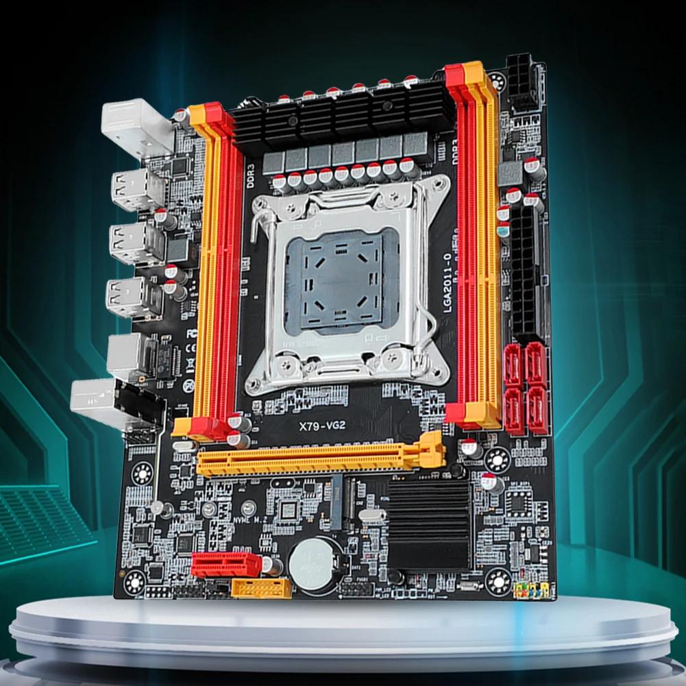 

Материнська плата X79 NVME M.2 SSD LGA 2011 Комп ютерна материнська плата PCI-E 16X 4*SATA2.0 Інтерфейс Підходить для процесора Intel E5 2600/ 2689/2690/2670 spain