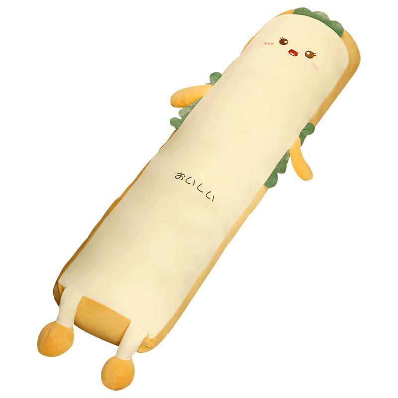 

Non-Toxic 110/130Cm Long Plush Bread Pillow Cute Simulation Toast Soft Doll Pillow Cushion Home Decoration Toys Birthday Gift 110cm