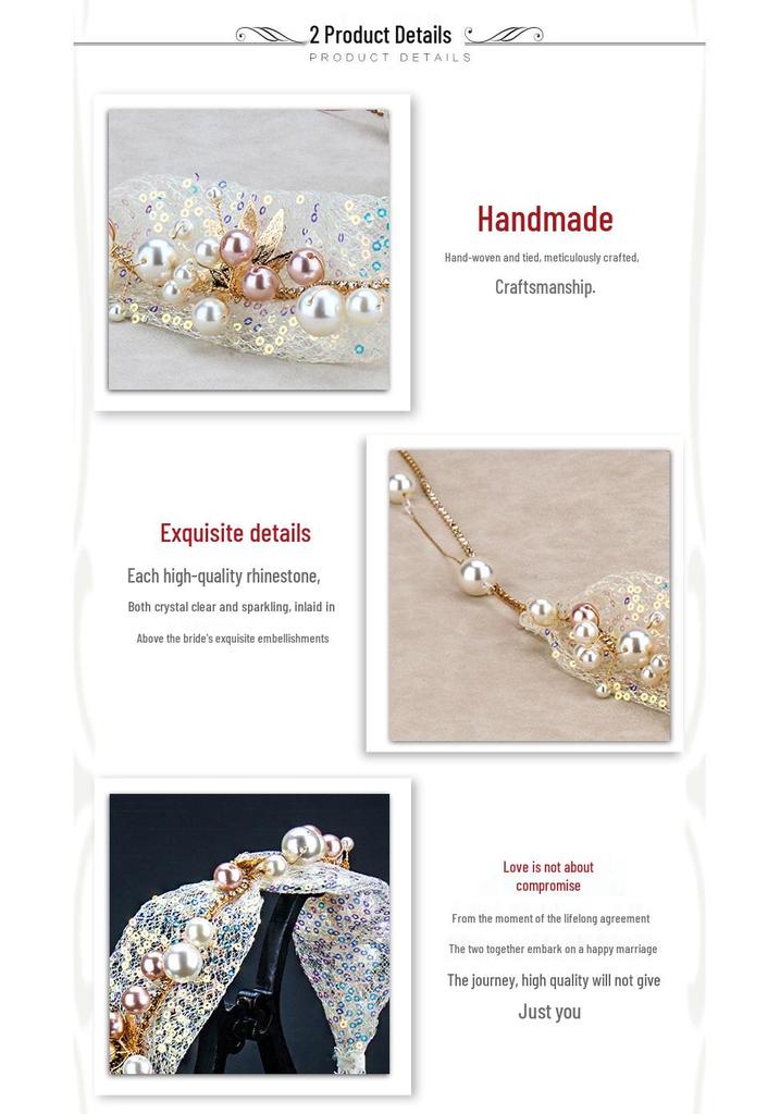 2020 Fairy Hairband: Bridal Korean-Style Mesh Headdress Accessories