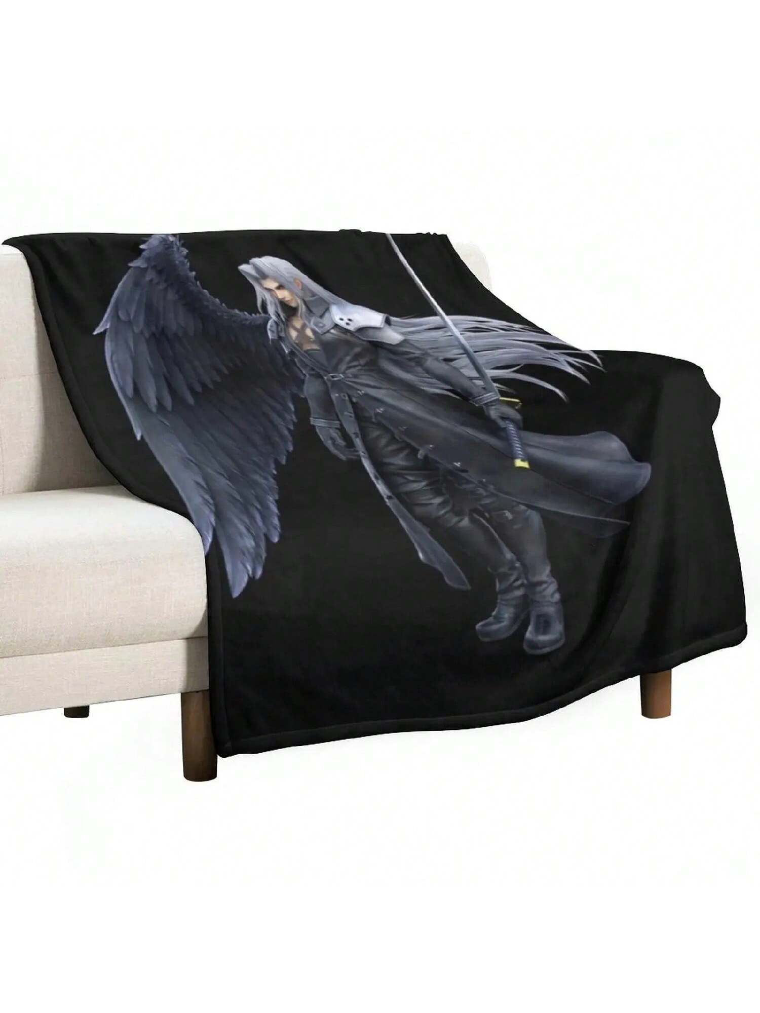 Sephiroth Smash Render Essential T-Shirt Throw Blanket Picnic Blanket Blanket S разноцветный