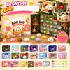 3D Dumpling Blind Box Set 24 Pieces Countdown Calendar Stress Relief Toy Collectible Miniature Figures for Display and Play