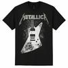 Unisex Heavy Metal Graphic Tee Black Rock Guitar Shirt