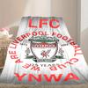 1pc Comfortable Home Print Throw Blanket, Liverpool FC Blanket For Bed and Sofa Use, Special Present For Family