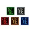 1pc Square LED Digital Voltmeter Ammeter Hertz Meter AC20-500V Signal Lights Voltage Current Frequency Combo Meter