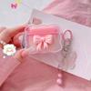 Applicable Apple Girl Smudge Bow AirPods 1 /1 Generation Bluetooth Headset Protective Cover Wave Soft Case 1st Generation