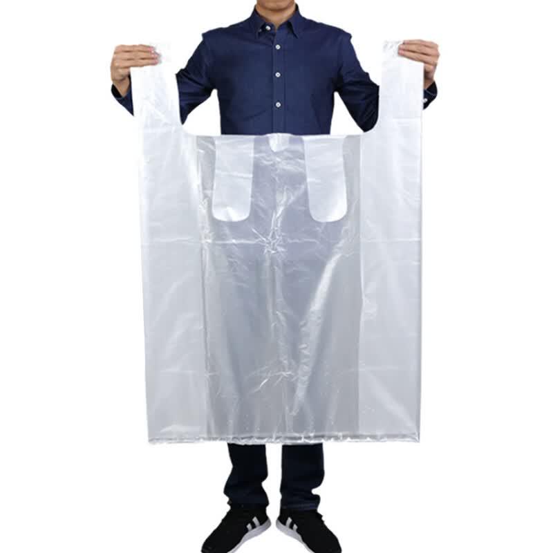 Lauttee Hand-Carry White Plastic Garbage Bags