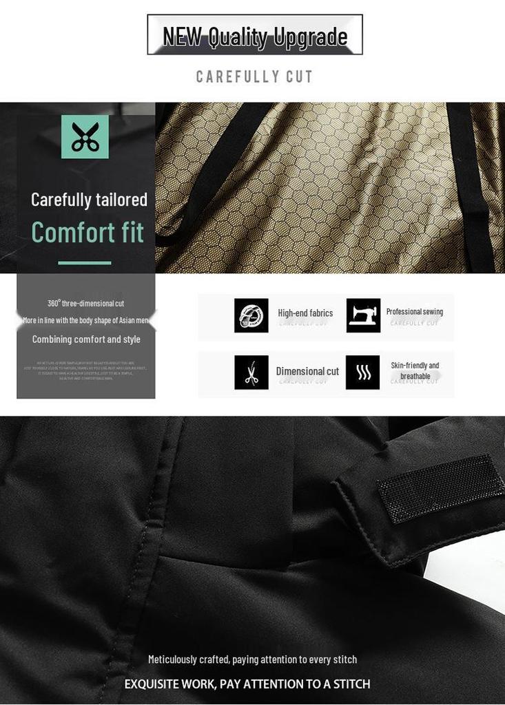 Unisex Mid-Length Down Jacket for All Ages - Ideal for Winter Sports & Activities