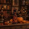 Witch Statue Decorative Figurine for Home Shelf Display