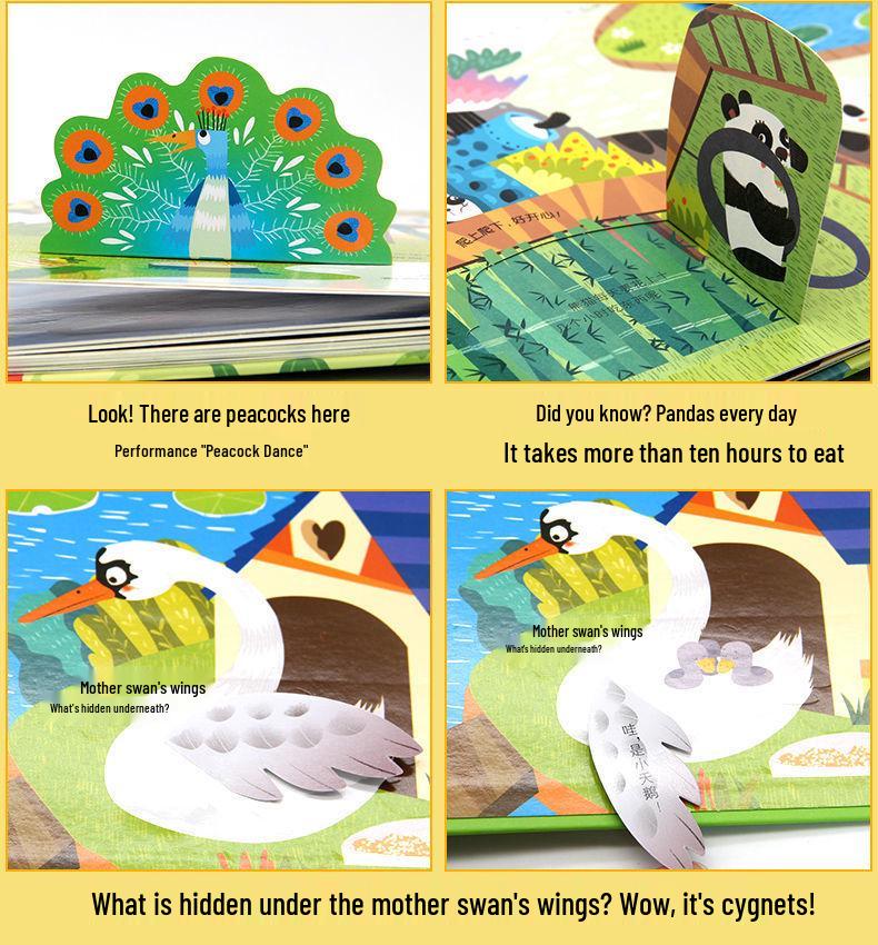 8-Volume 3D Pop-Up Science Book for Kids: Tear-Resistant Hardcover Picture Series