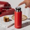 TOMIC Double-Layer Stainless Steel Insulated Travel Mug