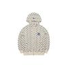 MLB New York Yankees Logo Print Hooded Zip-Up Long Sleeve Sweatshirt Unisex Sweatshirt Cream 3ATRM0121-50CRS