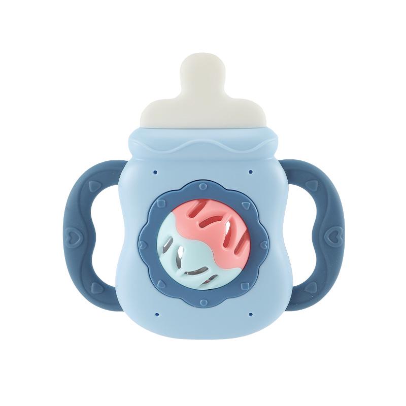 Infant Teether Rattle & Maraca Toy for 0-12 Months