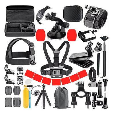 ORBMART für GoPro Zubehör Set für Go Pro Hero 13 12 11 10 9 8 7 6 5 4 Schwarze Halterung für DJI Insta360 für Sjcam Action-Kamera