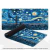 Classic Oil Painting Art Starry Night Sky Mouse Pad XXL Large Desk Mat Gaming Mousepad Non-slip Rubber Keyboard Mat PC Gamer