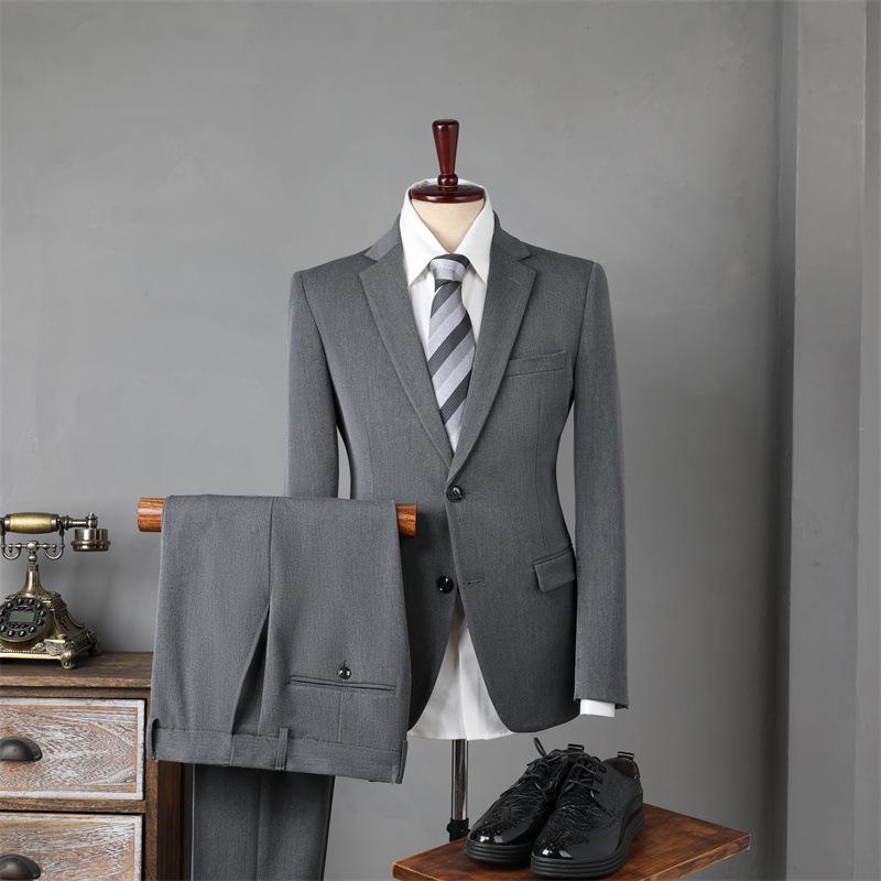 Men's Business & Formal Suit Set - Ideal for Weddings and Professional Events