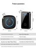 Self-Powered Long-Range Wireless Doorbell with Call Button for Home Use