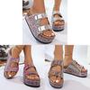 Elegant White Pu Thicksoled Sandals With Water Drilling For Summer Beach Wear