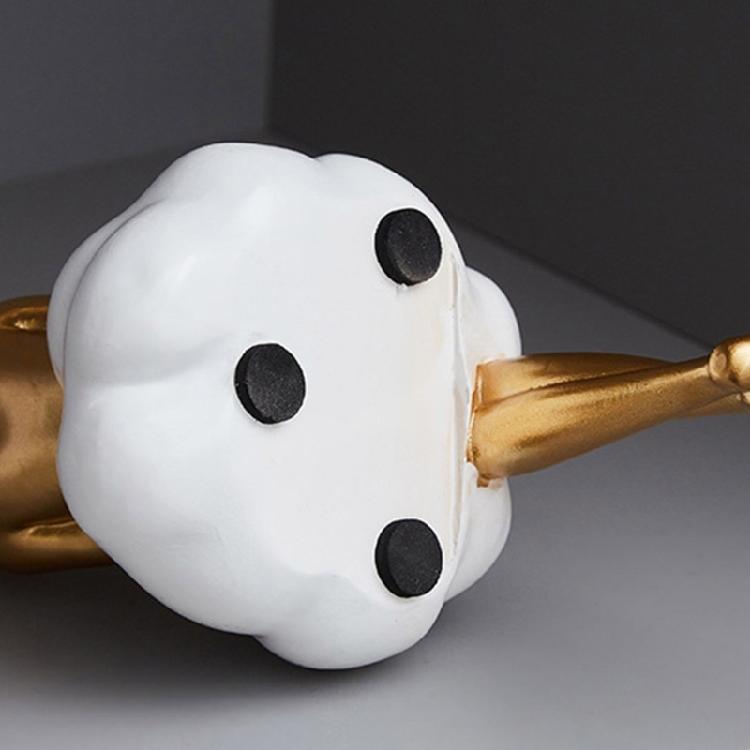 Artistic Resins Cloud Girl Figurine Thinker Sculpture Abstract Art Statue for Desk or Book Shelf Display Ornament Gift