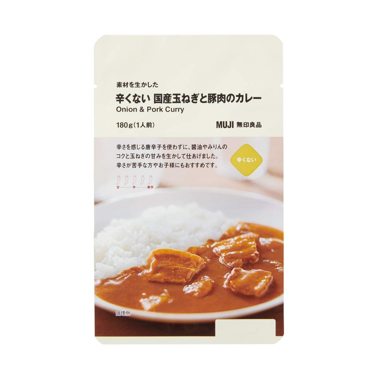 MUJI Легкий луково-свиной карри, 180 г, 82505849, Ингредиенты, (1 порция)