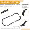 Car Oil Pan Gasket Car Transmission Oil Pan Gasket Engine Oil Pan Gasket Seal No.11251P2A014 for Honda Civic 1996-2005 Good Sealing 1 Pcs