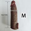Realistic Silicone Penis Sleeve Set with Ring, Lifelike Texture, Soft & Durable Material, Reusable Male Adult Toy, Intimate Accessory