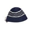 25 Early Autumn New Handwoven Jacquard Knitted Bucket Hat Women Show Face Small Bucket Hat Men and Women