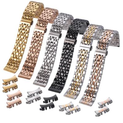 Massives 304L Edelstahl Ersatz-Uhrenarmband 12 14 16 17mm 18mm 19mm 20mm 21mm 22mm 23mm 24mm Breite Armband Uhrenarmbänder