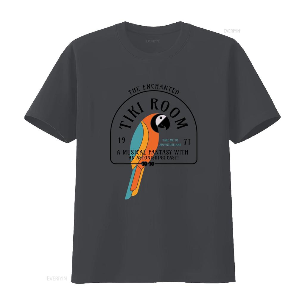 Enchanted Tiki Room Parrot Print Bella Canvas Jersey T Shirt A Musical Fantasy with an Astonishing Cast Design vintage Washed
