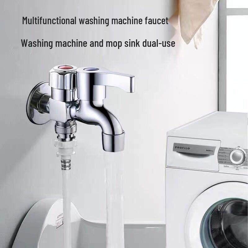 TLXT Dual-Outlet Washing Machine Faucet