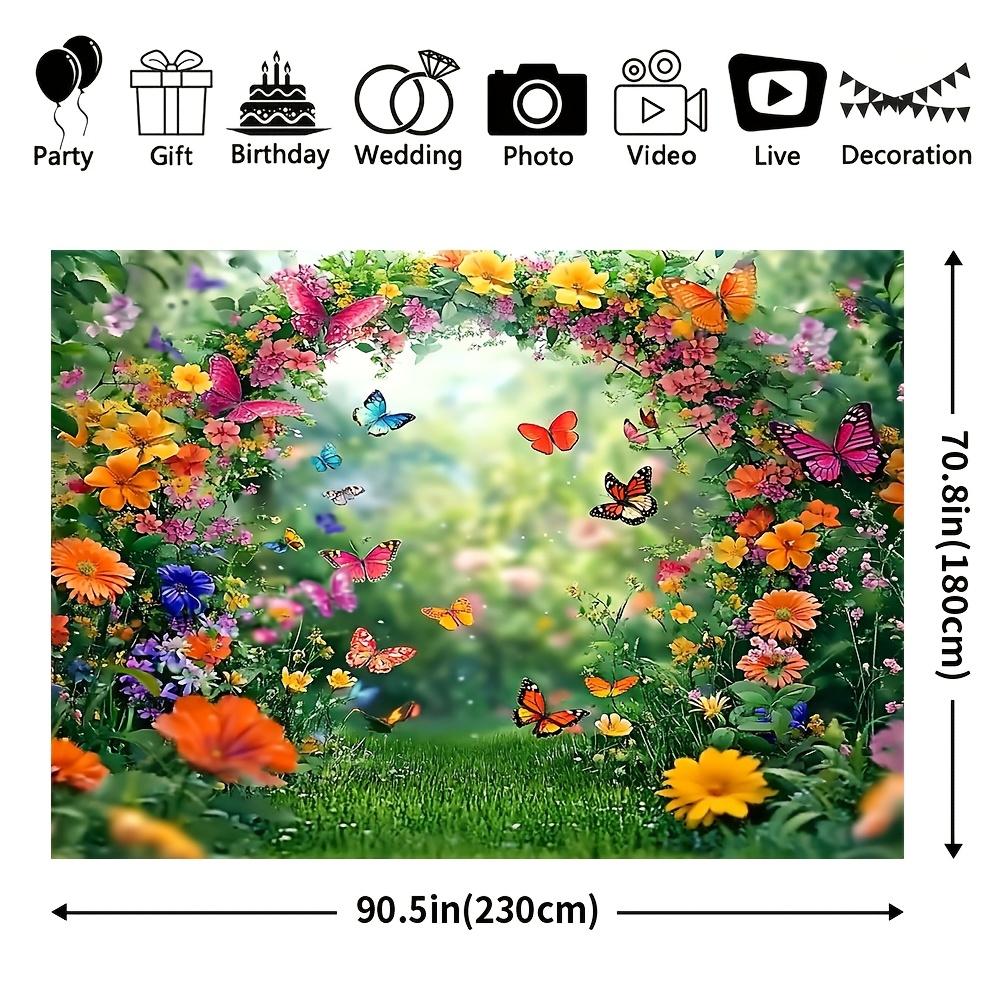 1Pcs Spring Landscape Background Decoration Background Winter Backdrop Decorations For Photo Studio Photo Booth Christams Party
