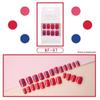 2023 Fake Nails Nail Coffin Stick Designs Box Short Square with Press Glue Tips Art Press On Set Full Cover Artificial