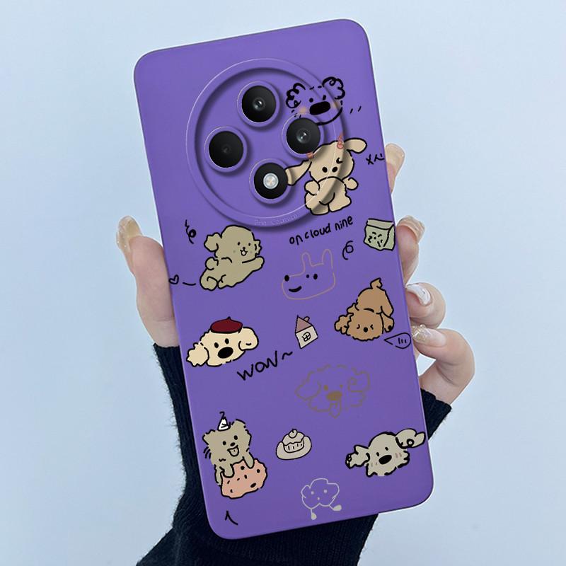 For OPPO Reno 12F Case Lovely Cartoon Painted Phone Case For OPPO F27 Pro Reno 12 FS 12F Reno12F 5G Soft Cover OPPOF27 TPU Funda