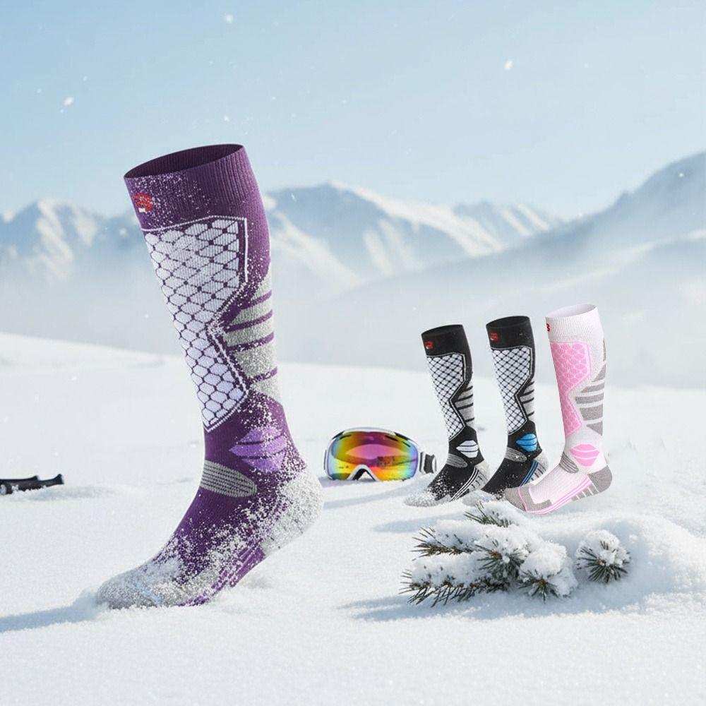 Anti-slip Snowboard Socks Breathable Knee High Socks New Compression Socks