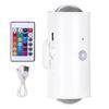 4 Pezzi Luce Notturna LED Intelligente con Sensore di Movimento Ricaricabile USB Lampada Ambientale Gradiente RGB per Camera da Letto Scrivania Armadio Decorazione Lampada da Parete