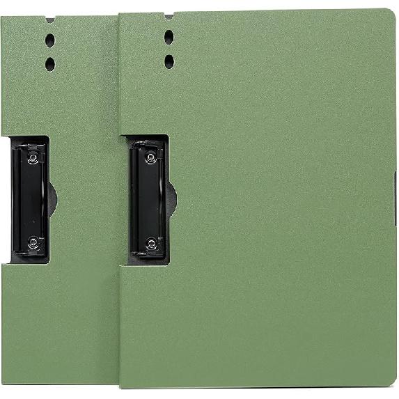 2 Pack Folding Clipboard,Clipboard File Folder, A4 Letter Size,for School and Office, Green зелёный