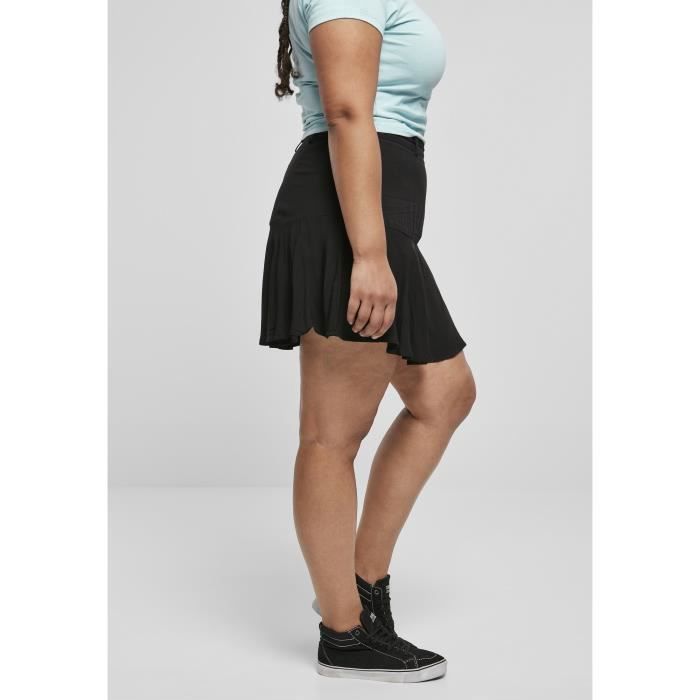 Jupe femme Urban Classics viscose mini - noir - XL