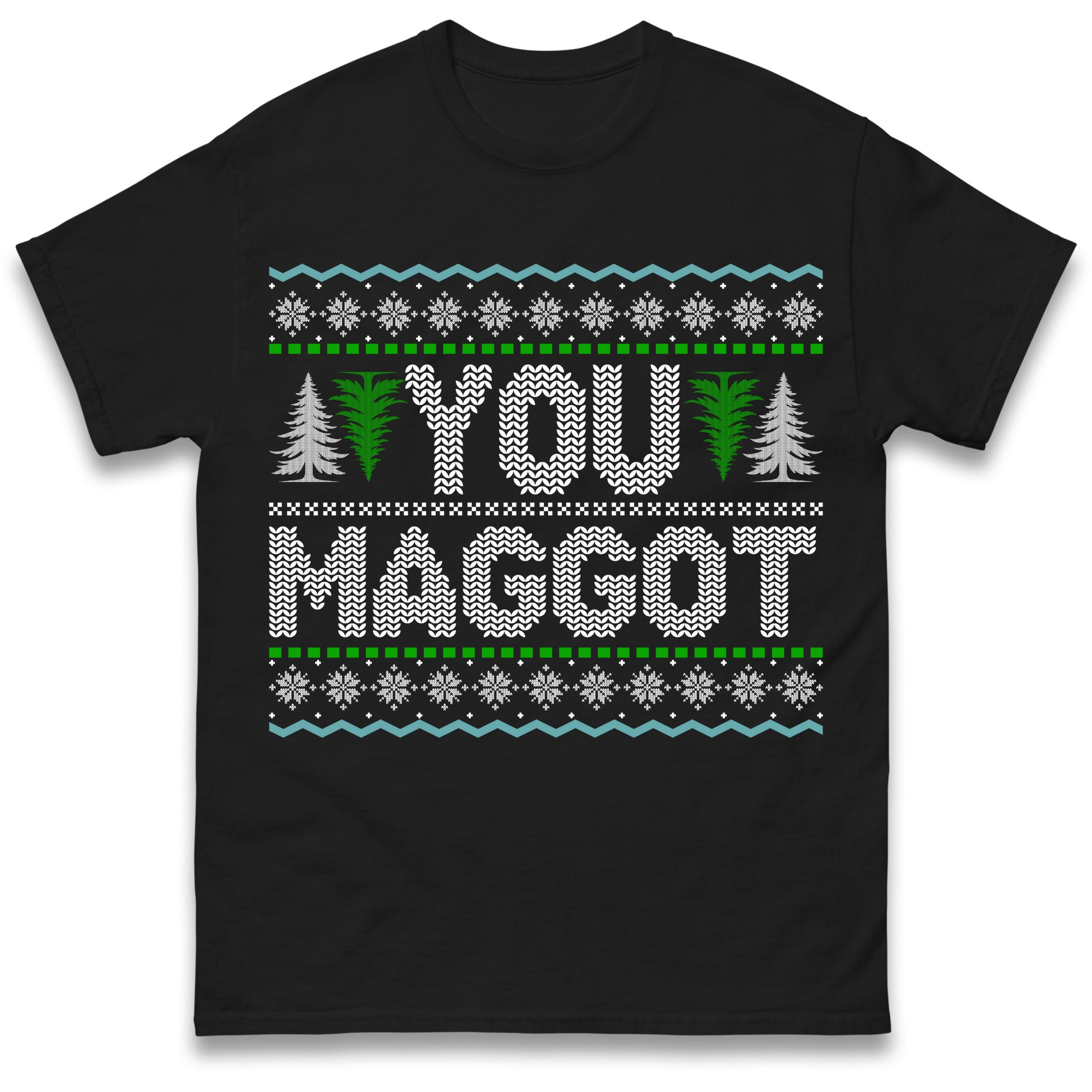 

You Maggot Fairy Tale Of new York Christmas T Shirt Tshirt Mens Womens Unisex Tops Tees 4XL