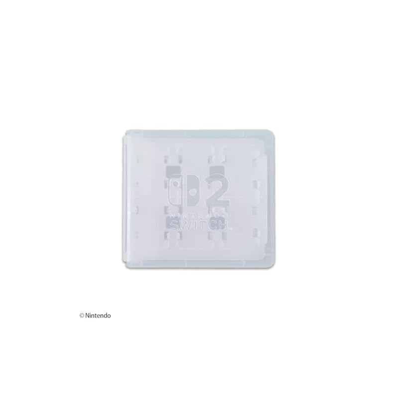 [Nintendo Licensed Product] Nintendo Switch 2 Card Case with 24 Card Pockets, White