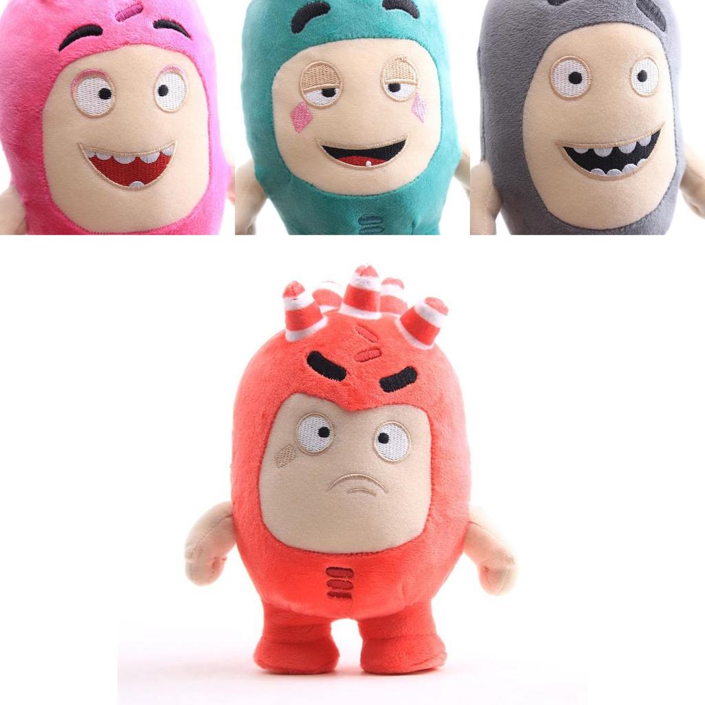 Adorable Oddbods 23cm Plush Soft Cuddly Toy Newt Bubbles Pogo Zee Jeff Fuse Slick Doll