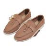 2025 New Autumn European and American Foreign Trade Casual Flat One-pedal Loafers Doudou Shoes Casual Single Shoes