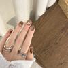 Cat Cappuccino KT Amber Autumn/Winter Sparkle Cat Eye Hand-painted Cute Wearable Nails
