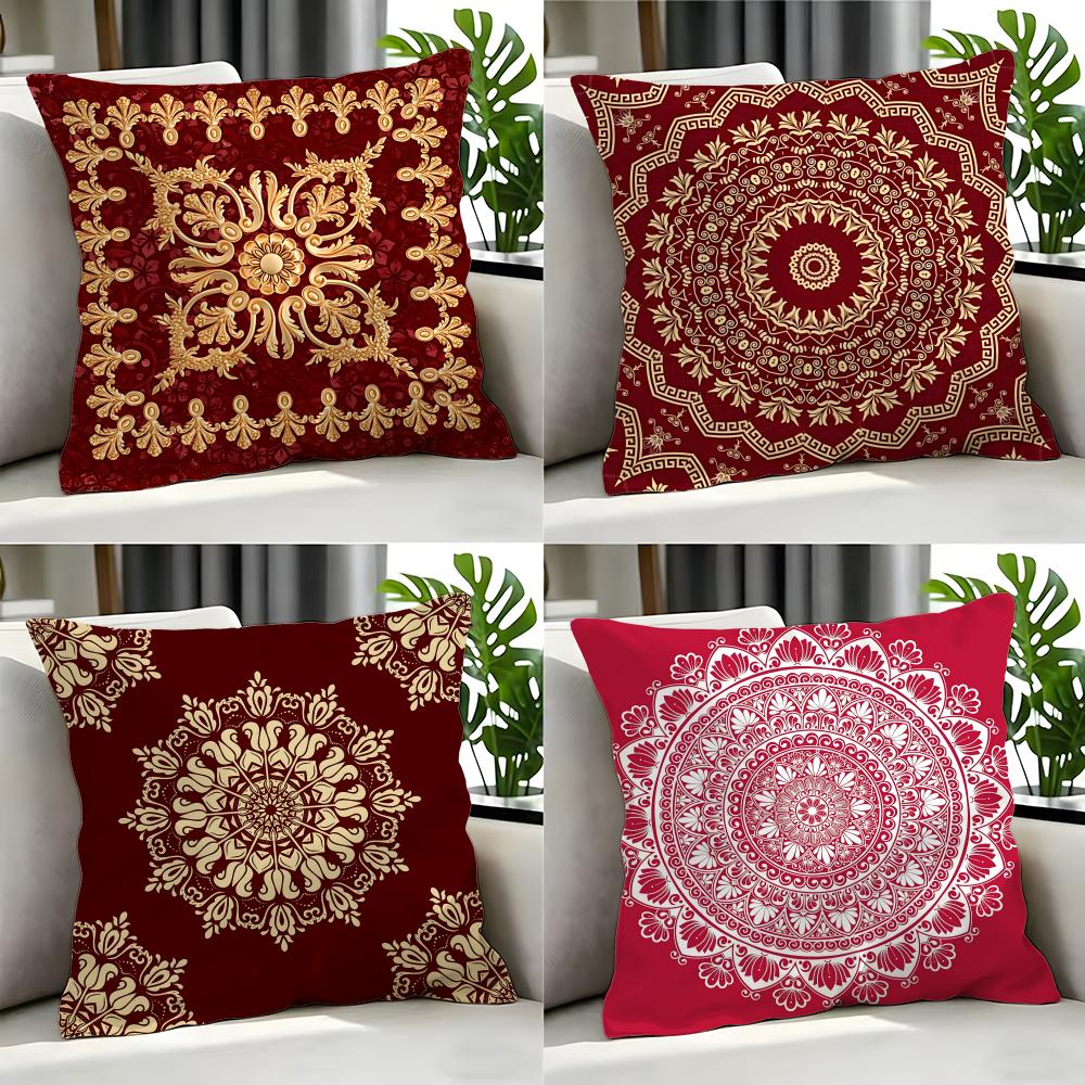 Kunst EEuropees Retro Motief Kussenhoes Kussenhoes Set Stuks x x x Kussensloop Decoratief Bank Huisdecoratie